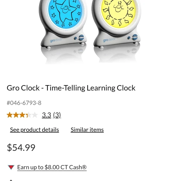 Groclock Sleep Trainer Clock - Picture 3 of 3